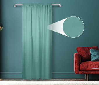 Штора Велюр матовый с креплением Кулиса v14. Фото 1