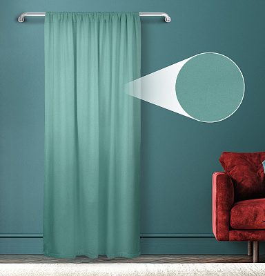 Штора Велюр матовый с креплением Кулиса v14