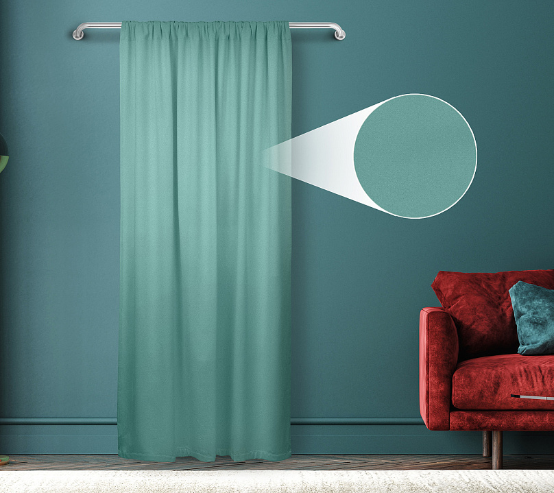 Штора Велюр матовый с креплением Кулиса v14. Фото 1