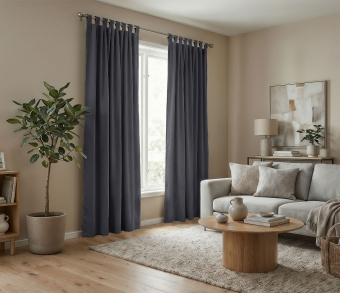 Штора Микровелюр v32 с креплением Петли. Фото 2