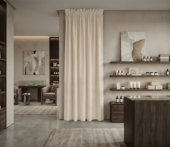 Штора Микровелюр v03 с креплением Кулиса с гребешком. Фото 1