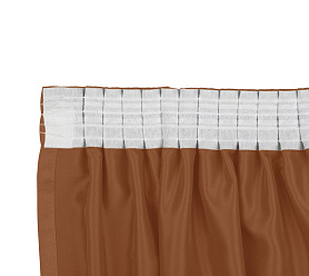 Штора Микровелюр v09 с креплением Шторная тесьма