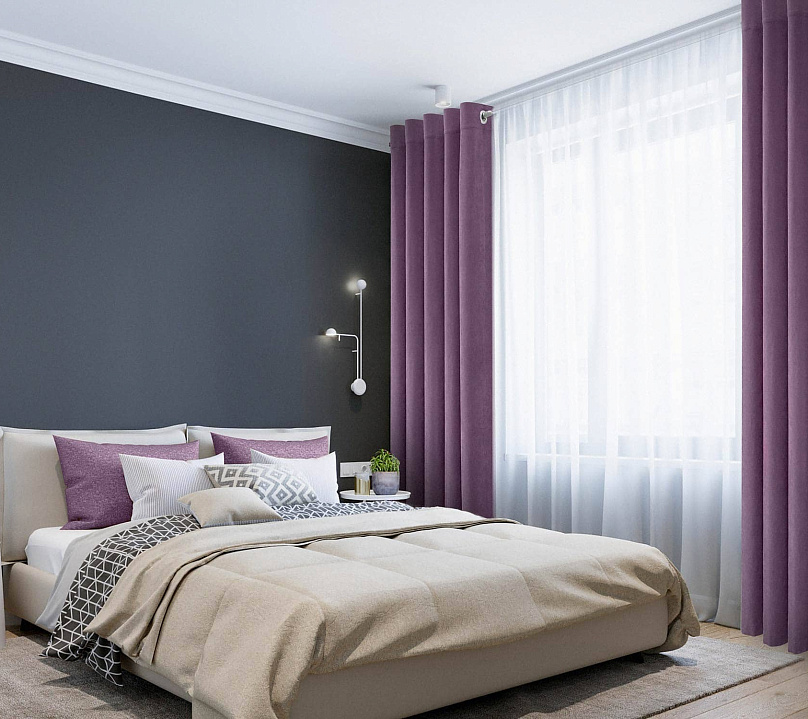 Канвас однотонные v25 с креплением Люверсы . Фото 1