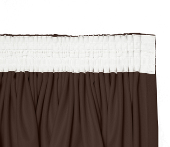 Штора Велюр матовый с креплением Шторная тесьма v31. Фото 4