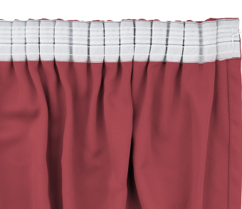 Шторы Премиум терракотовые на тесьме. Фото 6