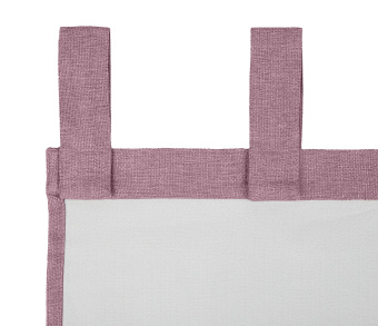 Штора Димаут Рогожка с креплением Петли с липучкой v23. Фото 4