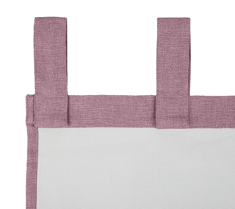 Штора Димаут Рогожка с креплением Петли с липучкой v23. Фото 4