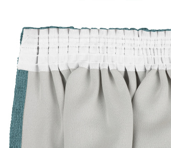 Штора Димаут Рогожка с креплением Шторная тесьма v17. Фото 5