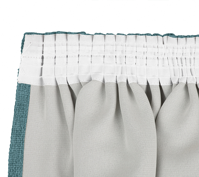 Штора Димаут Рогожка с креплением Шторная тесьма v17. Фото 5