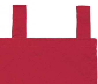 Шторы Стандарт красные на петлях без липучек. Фото 5