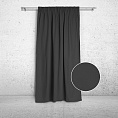 Шторы Стандарт темно-серые на тесьме. Фото 3