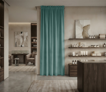 Штора Микровелюр v20 с креплением Кулиса с гребешком. Фото 1