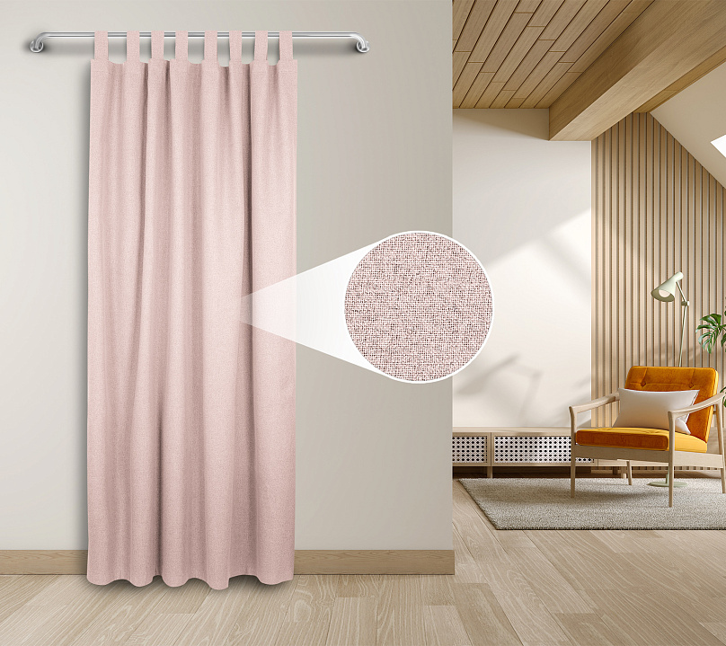 Штора Блэкаут Долли с креплением Петли v07. Фото 1