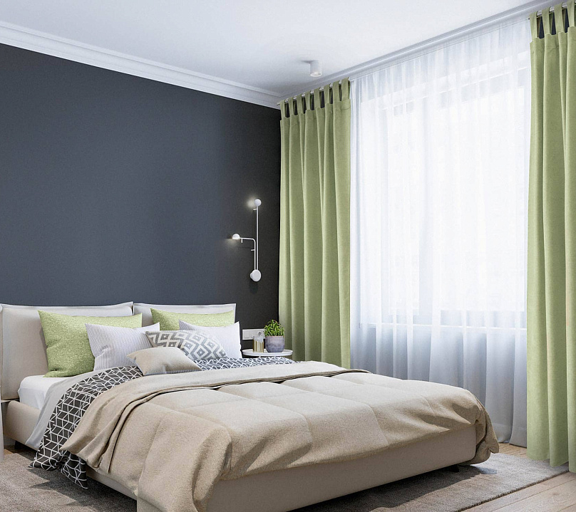 Канвас однотонные v32 с креплением Петли на липучках . Фото 1