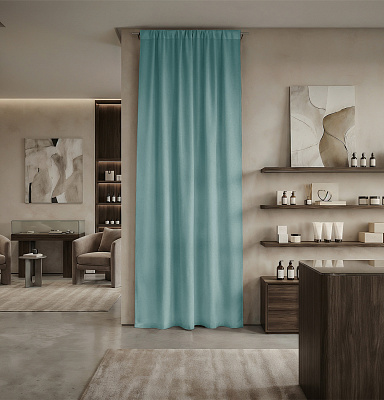 Штора Микровелюр v19 с креплением Кулиса