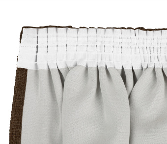 Штора Димаут Рогожка с креплением Шторная тесьма v26. Фото 5