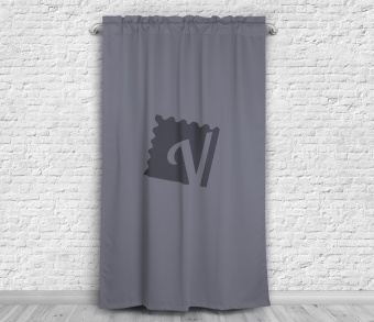 Шторы Премиум с логотипом на кулиске с гребешком. Фото 2