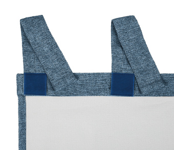 Штора Димаут Рогожка с креплением Петли с липучкой v19. Фото 5