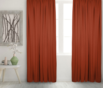 Штора Велюр матовый с креплением Шторная тесьма v23. Фото 2