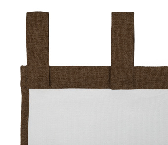 Штора Димаут Рогожка с креплением Петли с липучкой v26. Фото 4