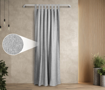 Штора Димаут Рогожка с креплением Петли v11. Фото 1