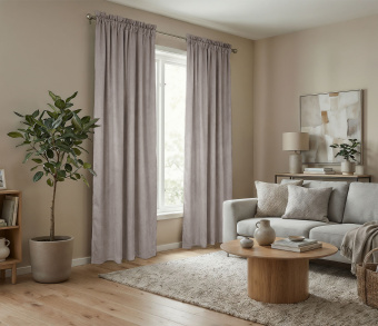 Штора Микровелюр v18 с креплением Кулиса с гребешком. Фото 2