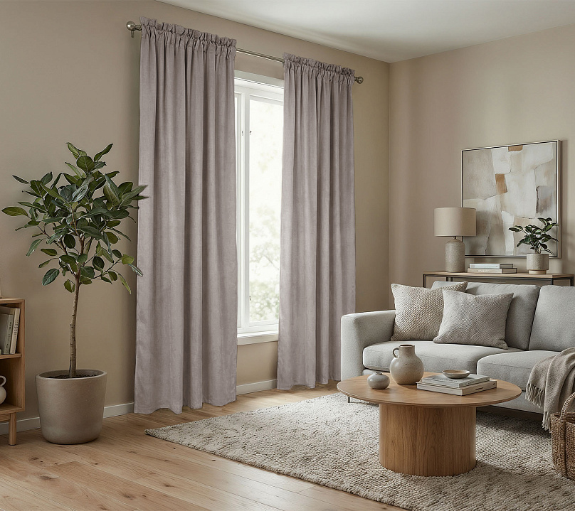 Штора Микровелюр v18 с креплением Кулиса с гребешком. Фото 2