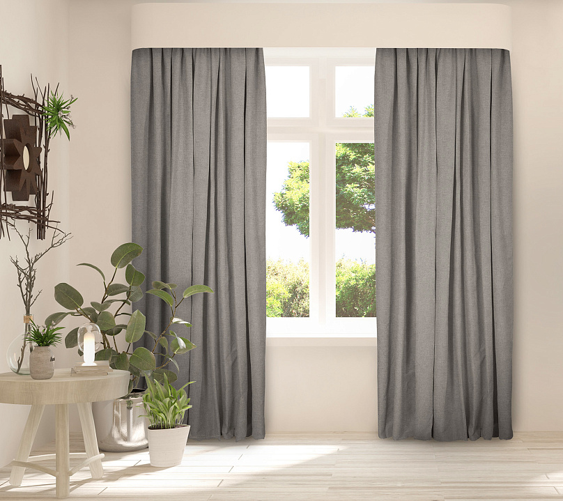 Санди однотонные v09 с креплением Кулиса с гребешком. Фото 2