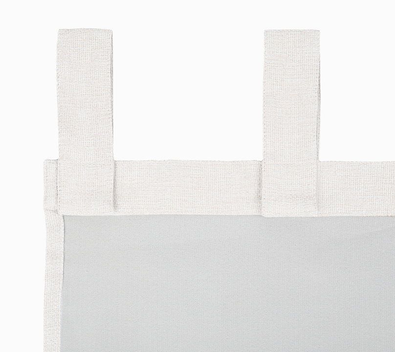 Штора Димаут Рогожка с креплением Петли с липучкой v01. Фото 4