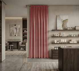 Штора Микровелюр v16 с креплением Шторная тесьма