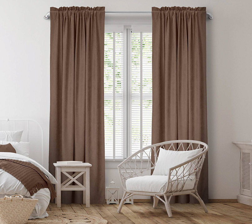 Канвас однотонные v15 с креплением Кулиска с гребешком. Фото 3