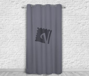 Шторы Премиум с логотипом на люверсах. Фото 10