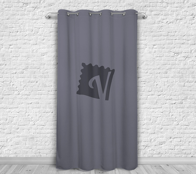 Шторы Премиум с логотипом на люверсах. Фото 10