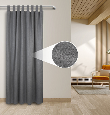 Штора Блэкаут Долли с креплением Петли с липучкой v09