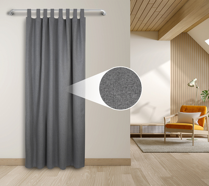 Штора Блэкаут Долли с креплением Петли с липучкой v09. Фото 1