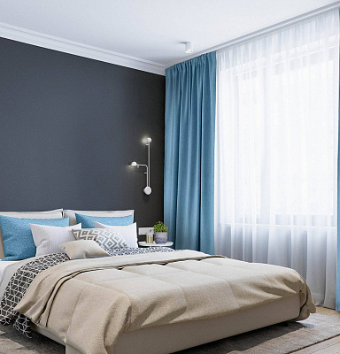 Канвас однотонные v29 с креплением Кулиска 