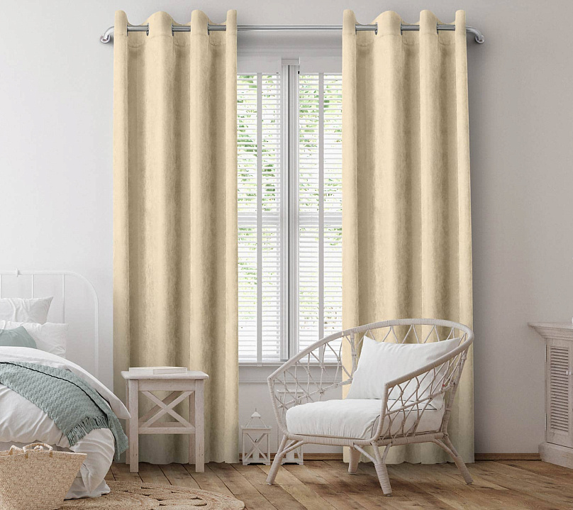 Канвас однотонные v05 с креплением Люверсы. Фото 2