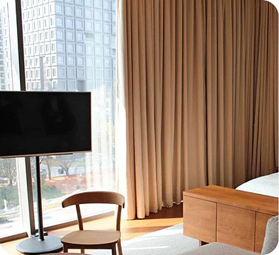 Наши работы. Шторы для гостиниц и отелей. Фото 2
