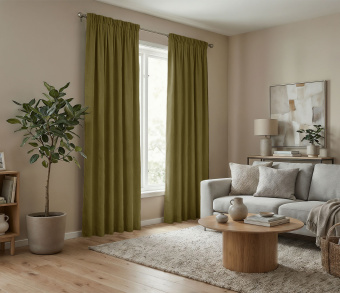 Штора Микровелюр v24 с креплением Шторная тесьма. Фото 2