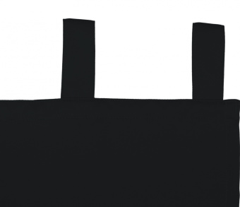 Шторы Премиум черные на петлях без липучек. Фото 7