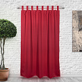 Шторы Премиум красные на петлях без липучек. Фото 3