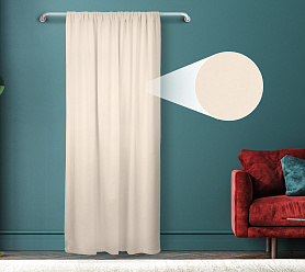 Штора Велюр матовый с креплением Кулиса v02
