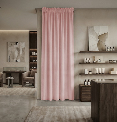 Штора Микровелюр с креплением v15 Кулиса с гребешком