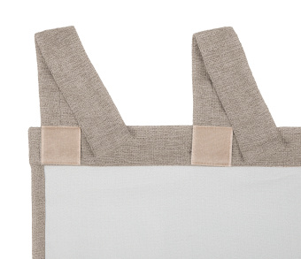 Штора Димаут Рогожка с креплением Петли с липучкой v13. Фото 5