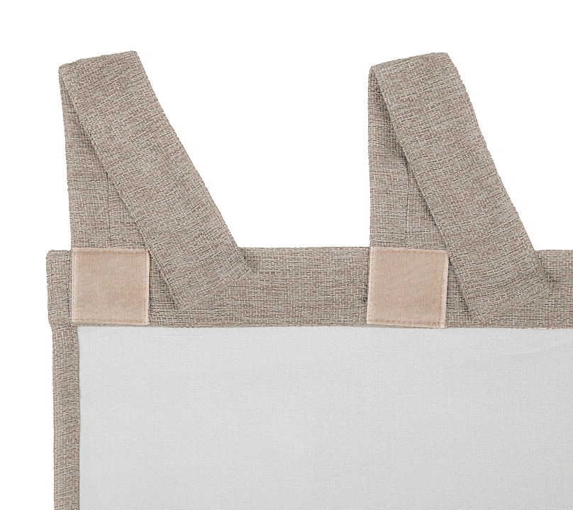 Штора Димаут Рогожка с креплением Петли с липучкой v13. Фото 5