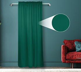 Штора Велюр матовый с креплением Кулиса с гребешком v16