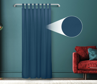 Штора Велюр матовый с креплением Петли с липучкой v20. Фото 1