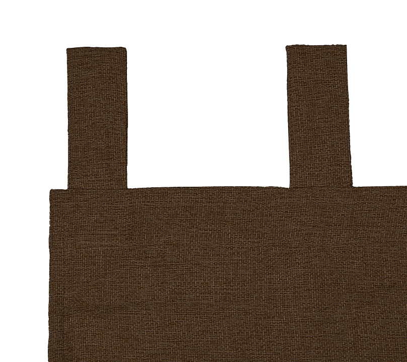 Штора Димаут Рогожка с креплением Петли с липучкой v26. Фото 3