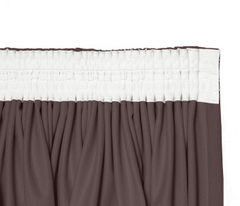 Штора Велюр матовый с креплением Шторная тесьма v29. Фото 4