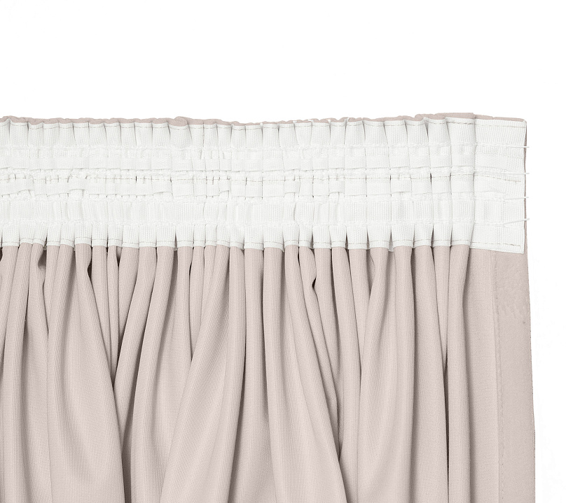 Штора Велюр матовый с креплением Шторная тесьма v09. Фото 4